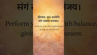 Read This When You Feel Stressed | Bhagavad Gita #shortsvideo  #shorts #bhagavadgita  #gitawisdom