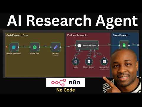 How to Build a Simple but Powerful AI Research Agent in 7 Minutes — Using n8n, OpenAI & Perplexity