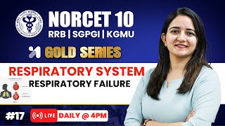 NORCET 10 Preparation | Respiratory Failure 💛GOLD Series | Pooja Mam