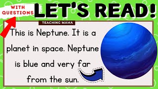 LET'S READ! | READING COMPREHENSION | QUESTIONS & ANSWERS | PRACTICE READING ENGLISH | TEACHING MAMA