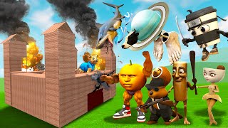 Can ITALIAN BRAINROT break into my FORT?! (Garry's Mod Sandbox)