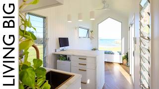 Solo Mom's Stunning Luxury, Minimalist Tiny Home
