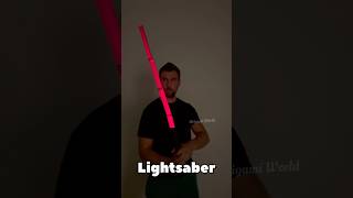 ORIGAMI LIGHTSABER TUTORIAL WITH WORKING LIGHT | DIY PAPER LIGHTSABER EASY ORIGAMI WORLD | STAR WARS