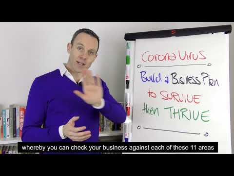 Build a Business Plan to Survive the Coronavirus Pandemic - and THRIVE