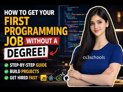 How to get your first programming job without a degree