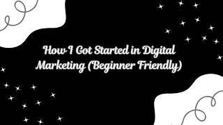 How to get started in digital marketing New Mindset Learning Online