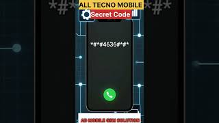 All Tecno Mobile Secret Code #android #secret #code #ad #mobile #trending #tecno #goviral #youtuber