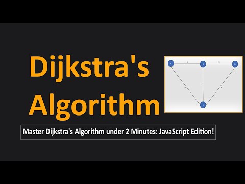 Master Dijkstra's Algorithm under 2 minutes: JavaScript Edition!