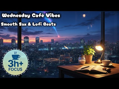 Wednesday Lofi Jazz Café – Night Vibes & Chill Beats (3+ Hours)