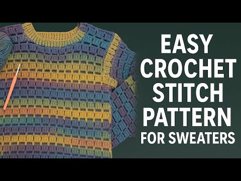 Easy Crochet Stitch for Beginners | Simple & Beautiful
