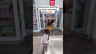 Buying every blind box my sister wants from Miniso 🥰💕✨ #MINISO #sanrio #blindbox #plushpendant