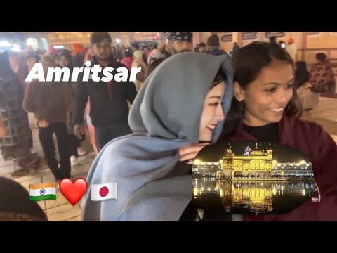 Hindi bolne wali Japani ladki | Amritsar 🇮🇳♥️🇯🇵 | golden temple | talking with people🗣️ |