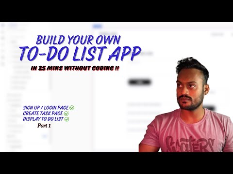 Bubble.io Beginner Project | To Do List | Part 1 | Hindi