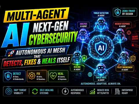Multi-Agent AI Next-Gen Cybersecurity 🚀 Autonomous AI Mesh That Detects, Fixes & Heals Itself