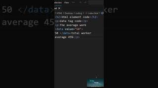 HTML Tutorial l HTML Element Reference | data code #coding #htmlcss #htmltutorial #html #html5#code