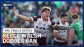 Brisbane Broncos’ Reece Walsh Fined for Headbutting Raiders’ Hudson Young | 10 News