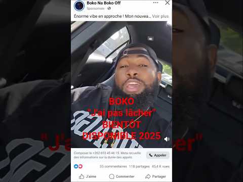 BOKO NA BOKO "JAI PAS LÂCHER"2025 BIENTÔT DISPONIBLE