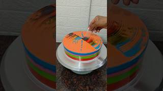 orange cake multi colour design #shotsfeed #birthdaycake #bestdesign #cake #trendingreels #ytshorts