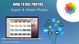 How to EXPORT & ATTACH Photos On The Outlook Application Using a Mac Computer - Basic Tutorial | New