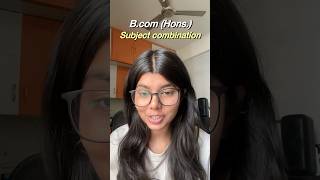 CUET 2025 : Subject Combination Eligibility for B.com (Hons) in DU 📚⭐️ #cuet2025 #delhiuniversity