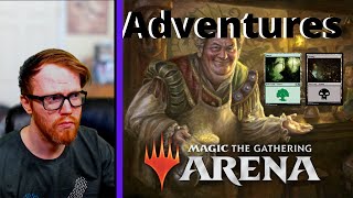 Magic The Gathering Arena Beginner Deck Build - Green Black Adventures