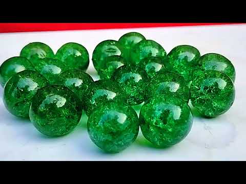 The Science Behind the Brilliant Cracked Marble-Balls