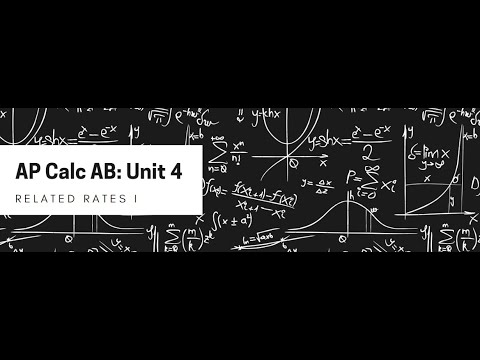 Unit 4 Lesson 2: Related Rates