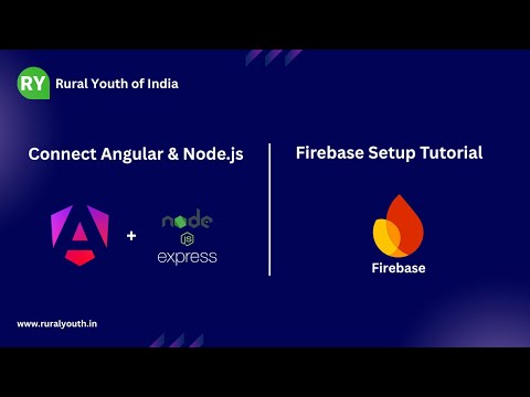 Connect Angular.js + Node.js | Firebase Intro, Project Setup & Services Explained | Tamil
