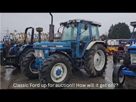 Ford 7810 Tractor, sells at auction!