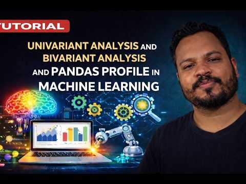 EDA in Machine Learning | Univariate & Bivariate Analysis + Pandas Profiling (Full Guide)   Part-4