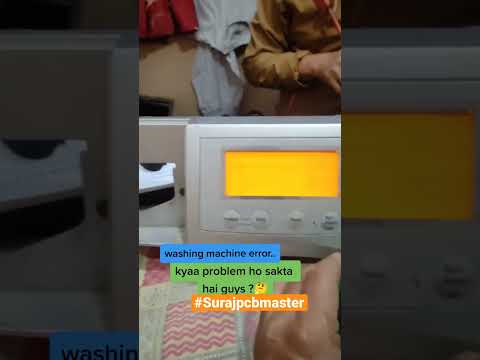 Washing machine error code #surajpcbmaster #lg #diy