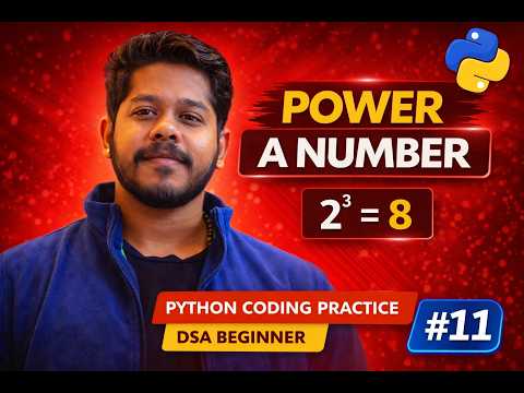 Power of a Number in Python | Python Coding Practice #11 | Problem Solving & DSA