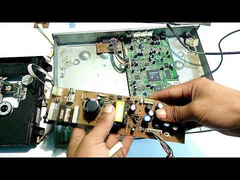 Use old DVD player circuit as power supply  | usable  things of lost DVD part-1