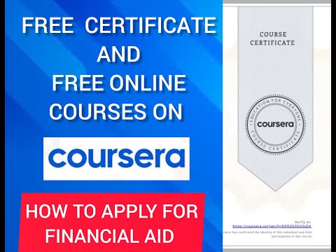 How to Apply for Free Course on Coursera | How to Apply for Financial Aid in Coursera #Coursera