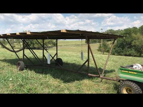 Tobacco Rail Wagon Turned Mobile Shade