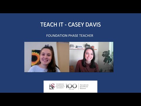 Teach It - Casey Davis: Foundation Phase Teacher