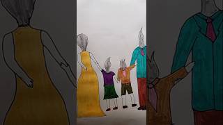 A cute story is back 🥰🥰#art #drawing #youtubeshorts #artdrawing #cartoonart