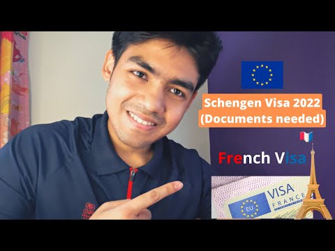 SCHENGEN VISA FOR INDIANS IN 2022 | Documents You Need | My story of getting a French Visa |