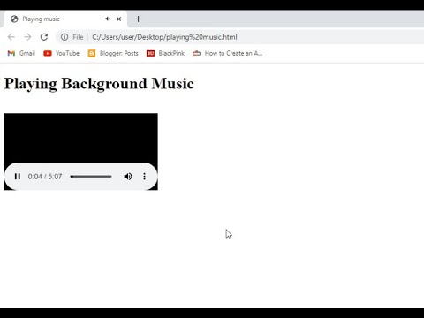 Playing Music Using  html || Learn Coding with fun