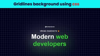 modern grid css background  🔥 #css