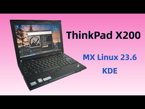 MX Linux 23.6 KDE on a 17-Year-Old Laptop: ThinkPad X200 Install (0018)