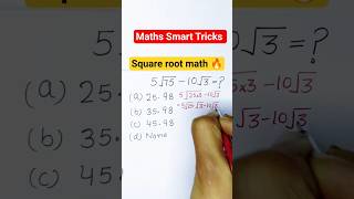 Square root math 🔥