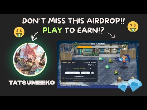 HUGE AIRDROP FROM TATSUMEEKO!! PLAY AND EARN BEFORE LAUNCH!