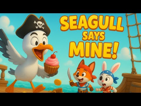 Seagull Says Mine! 🐦 Pirate Adventure Song for Kids
