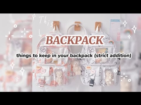 things to keep in your backpack school essentials
