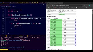 Day 12 of coding in rust | CSES Apartments | Rust Coding Challenge|– Silent Code with Music 🎶