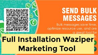 Full Installation Waziper v3.0 Interactive Button features - Installation on aaPanel