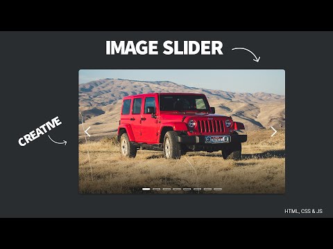 Creative Image Slider  Using HTML, CSS & Javascript | SwiperJS Tutorial