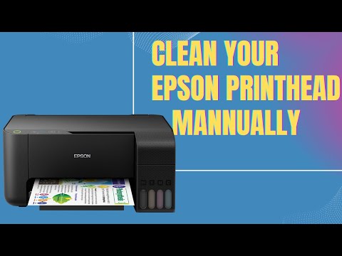 HOW TO CLEAN EPSON L3110 PRINTHEAD AND NOZZLES MANUALLY | ECOTANK SERIES | POOR PRINTING QUALITY