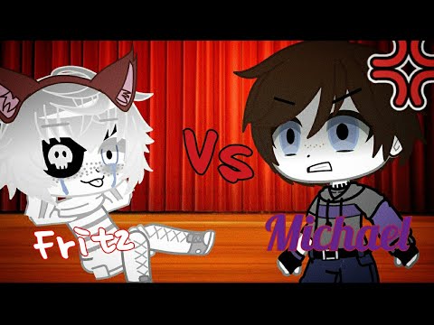 Gacha club FNAF singing battle "Fritz(Foxy) Vs Michael"